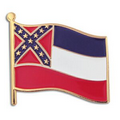 Mississippi State Flag Pin